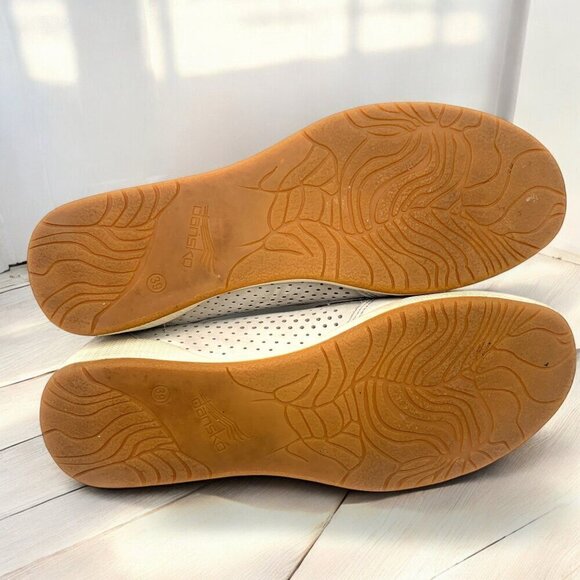 Dansko Odina Slip On Comfort Shoe Perforated Grey Nubuck Leather US 8.5/9.0 - Picture 7 of 8